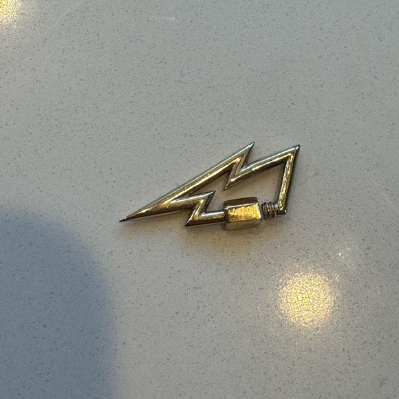 Gold Lightning Bolt Lock - Picture 5 of 6